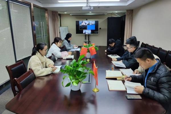 上海AG尊时凯龙人生就党支部、贵州AG尊时凯龙人生就党支部联合开展“学习十九届六中全会精神”主题党日活动